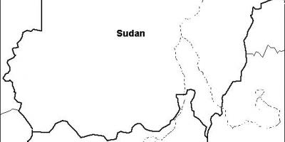 Karte Sudānā tukšs
